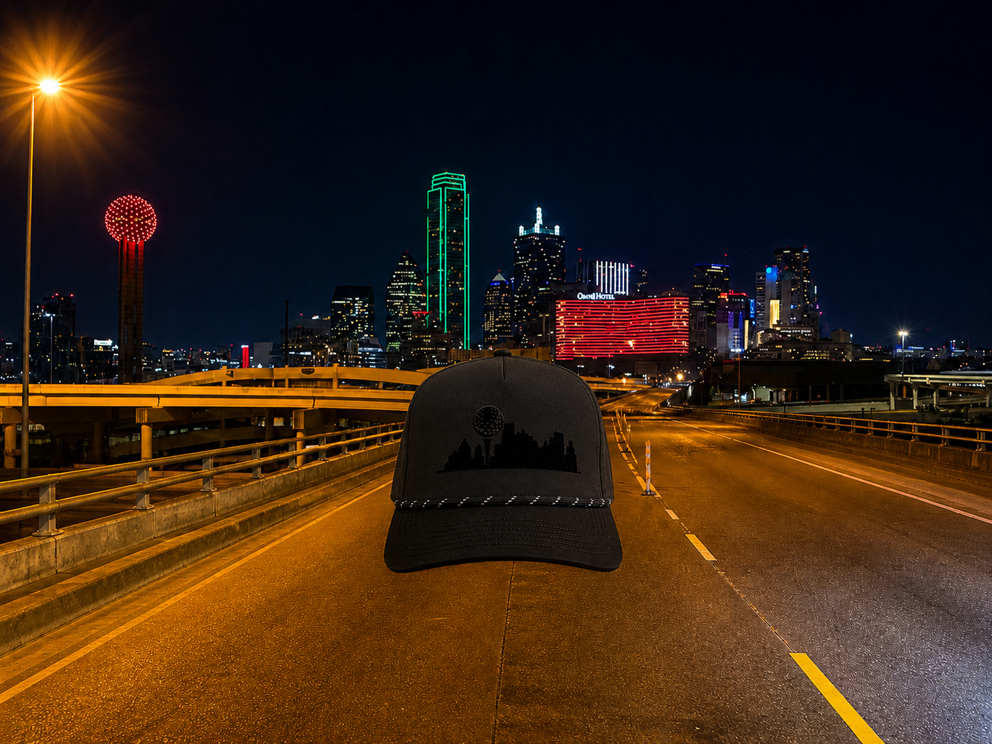 Triple Black Tee-Line Hat